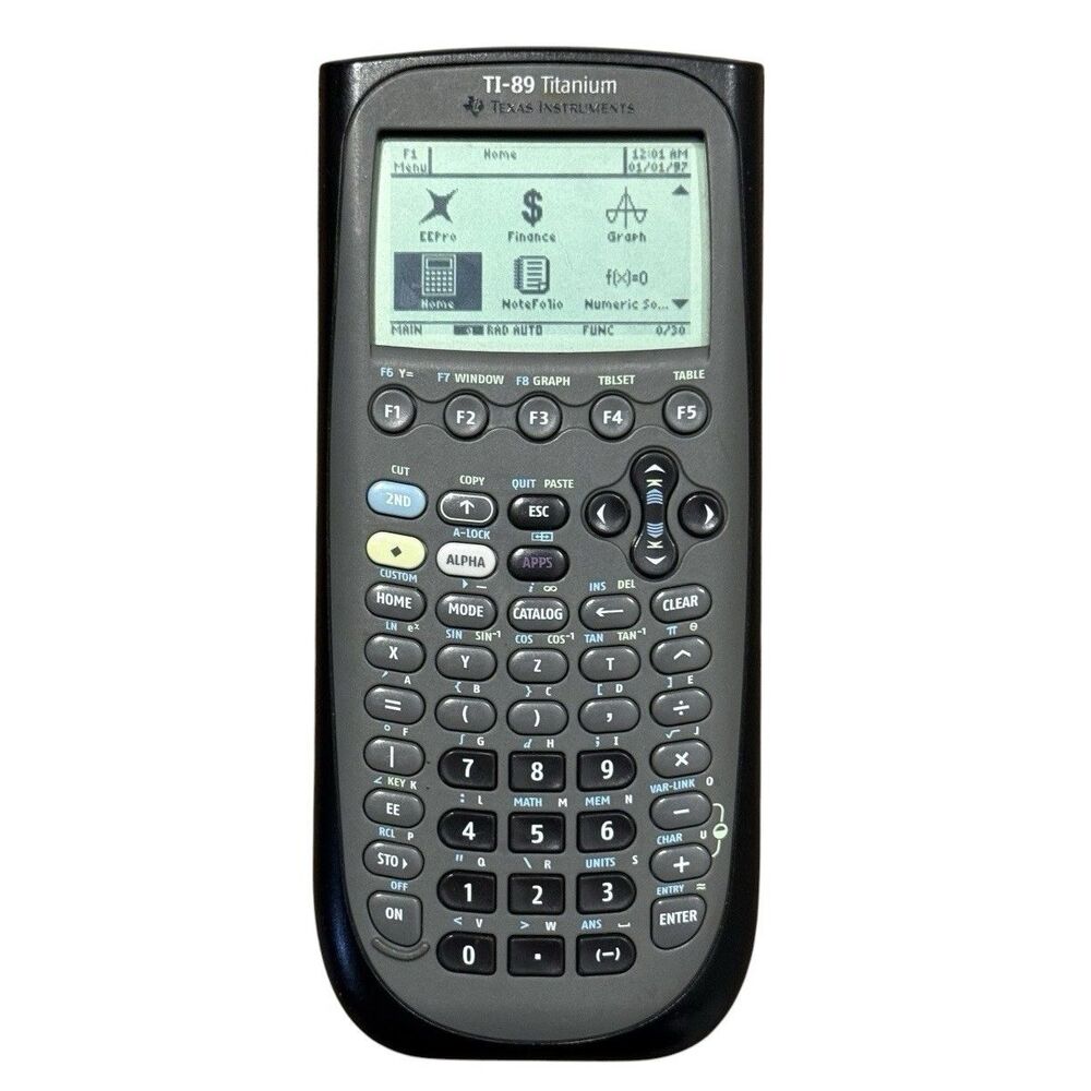 Texas Instruments TI-89 Titanium Graphing Calculator w/Cover Tested Works - Picture 2 of 4